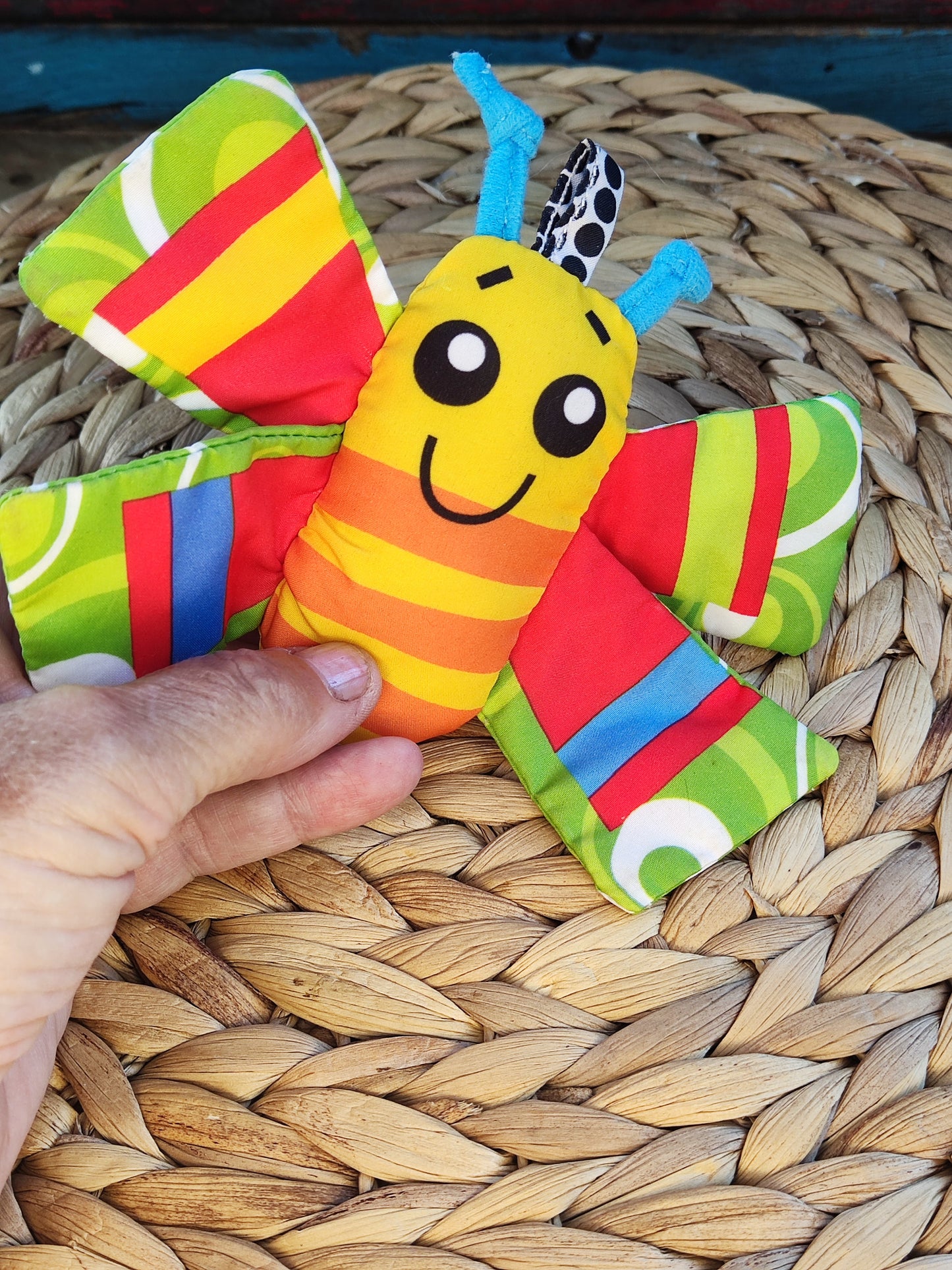 vlinderspeeltje Playgro cracklestof