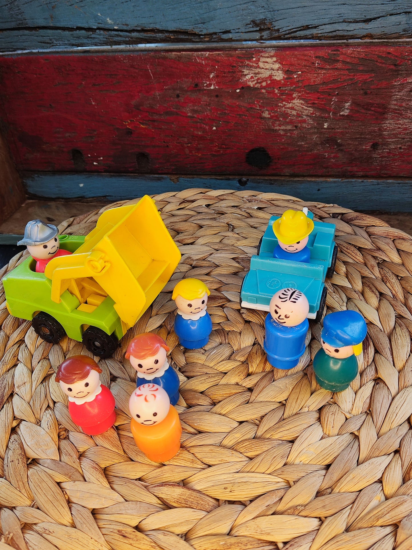 Fisher Price kiepwagentje en auto