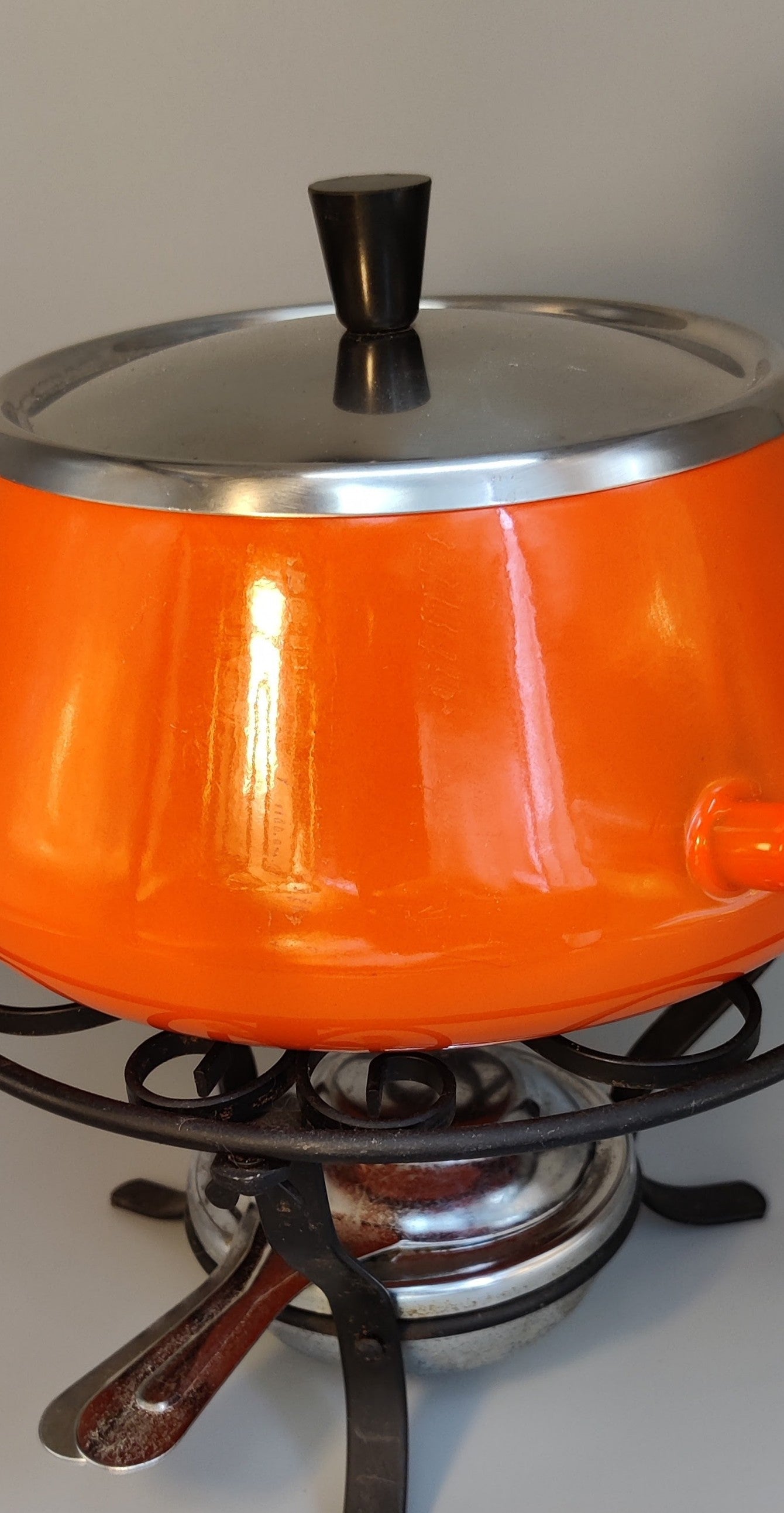 fonduestel oranje