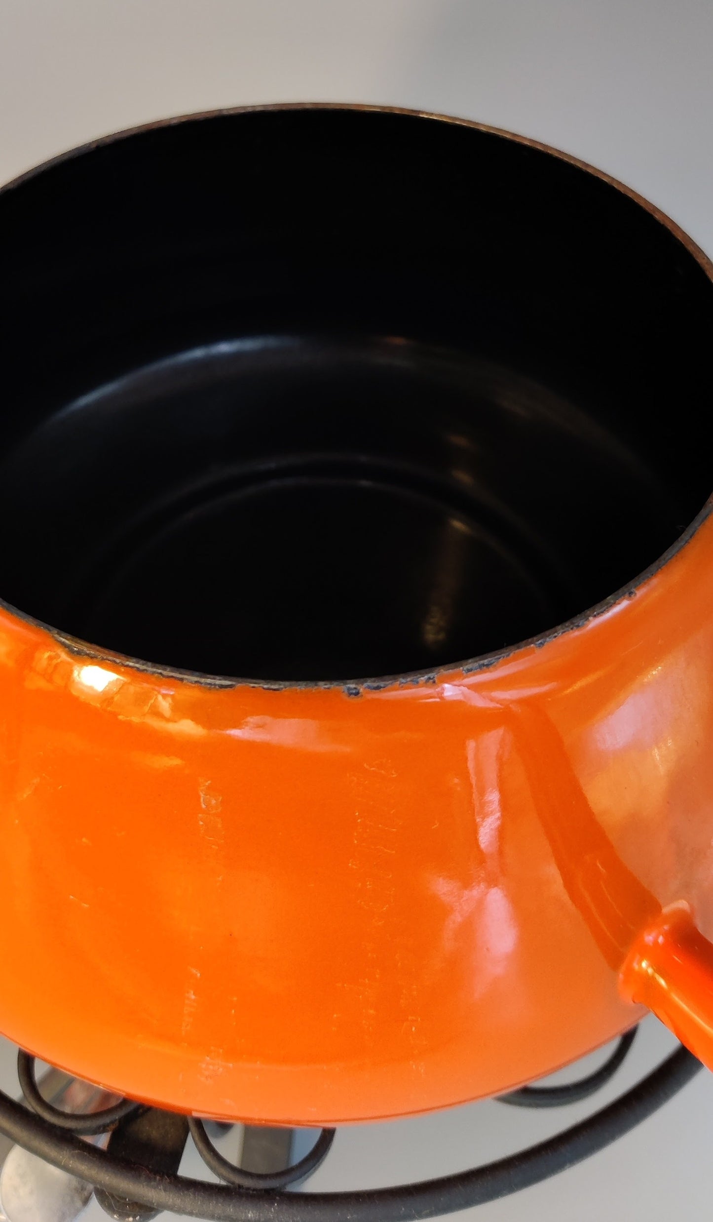 fonduestel oranje