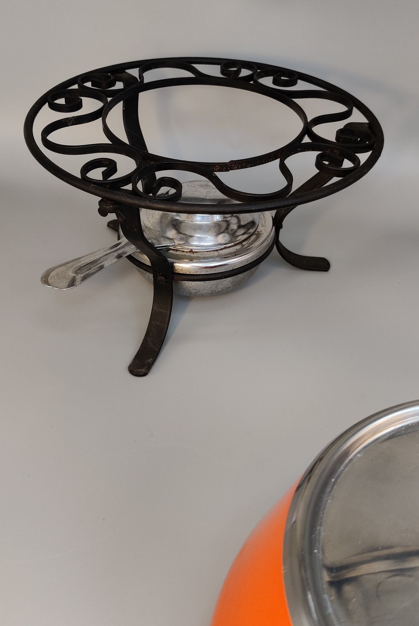 fonduestel oranje