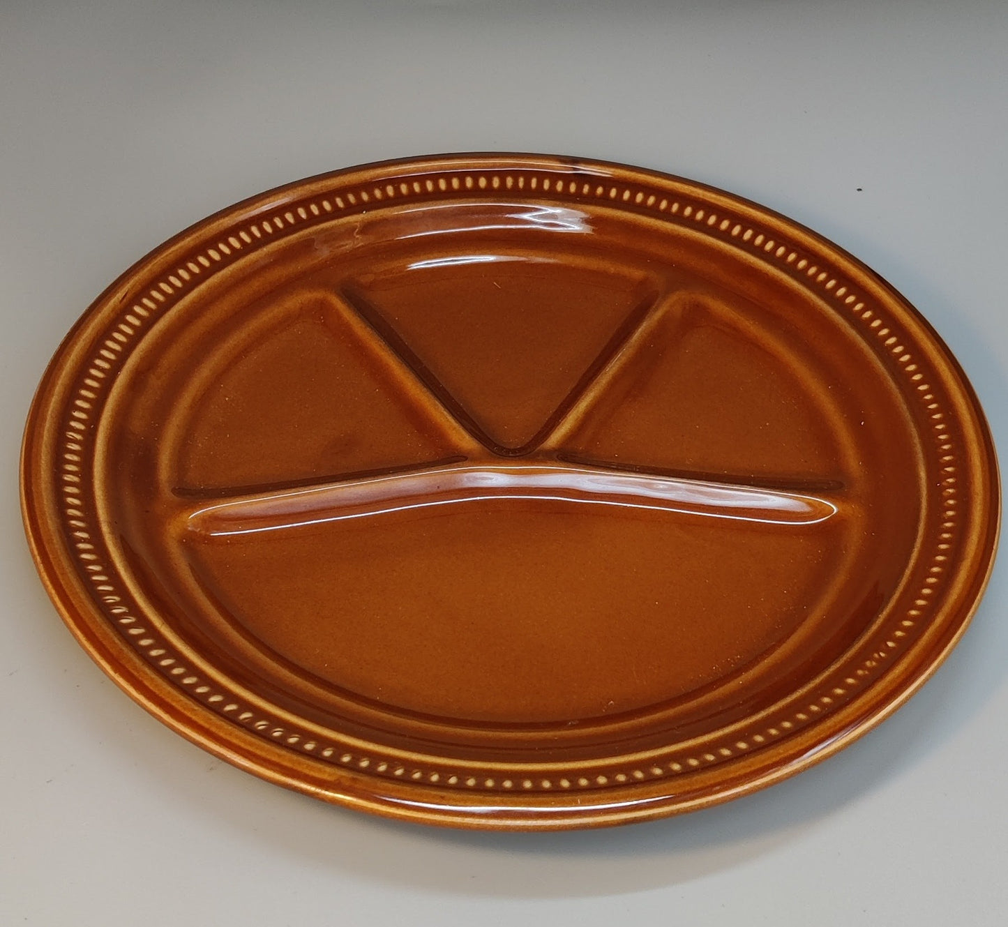 fondueborden set 1 (stippelrand)