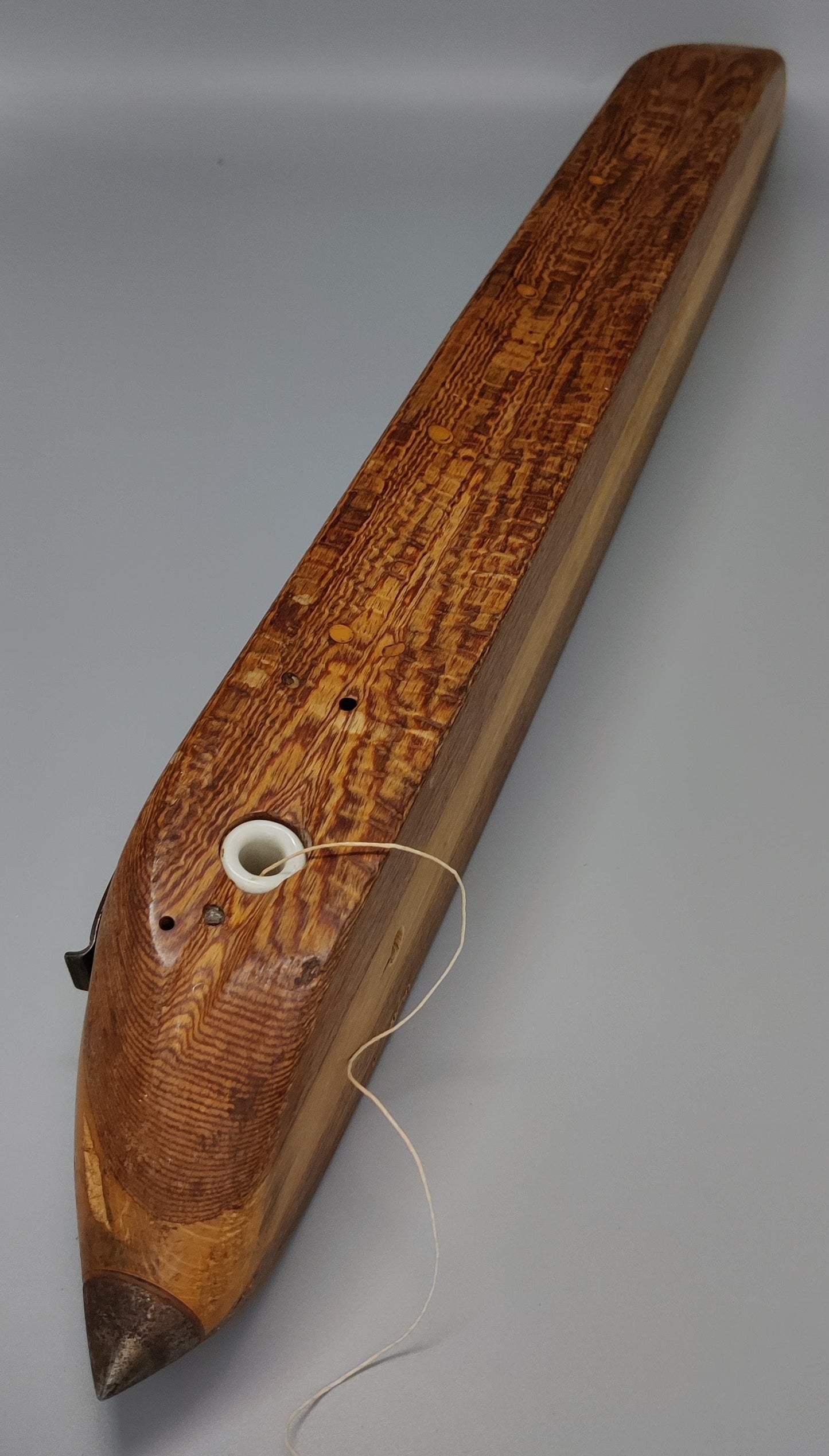 schietspoel met metalen punt, Industrieel, hout