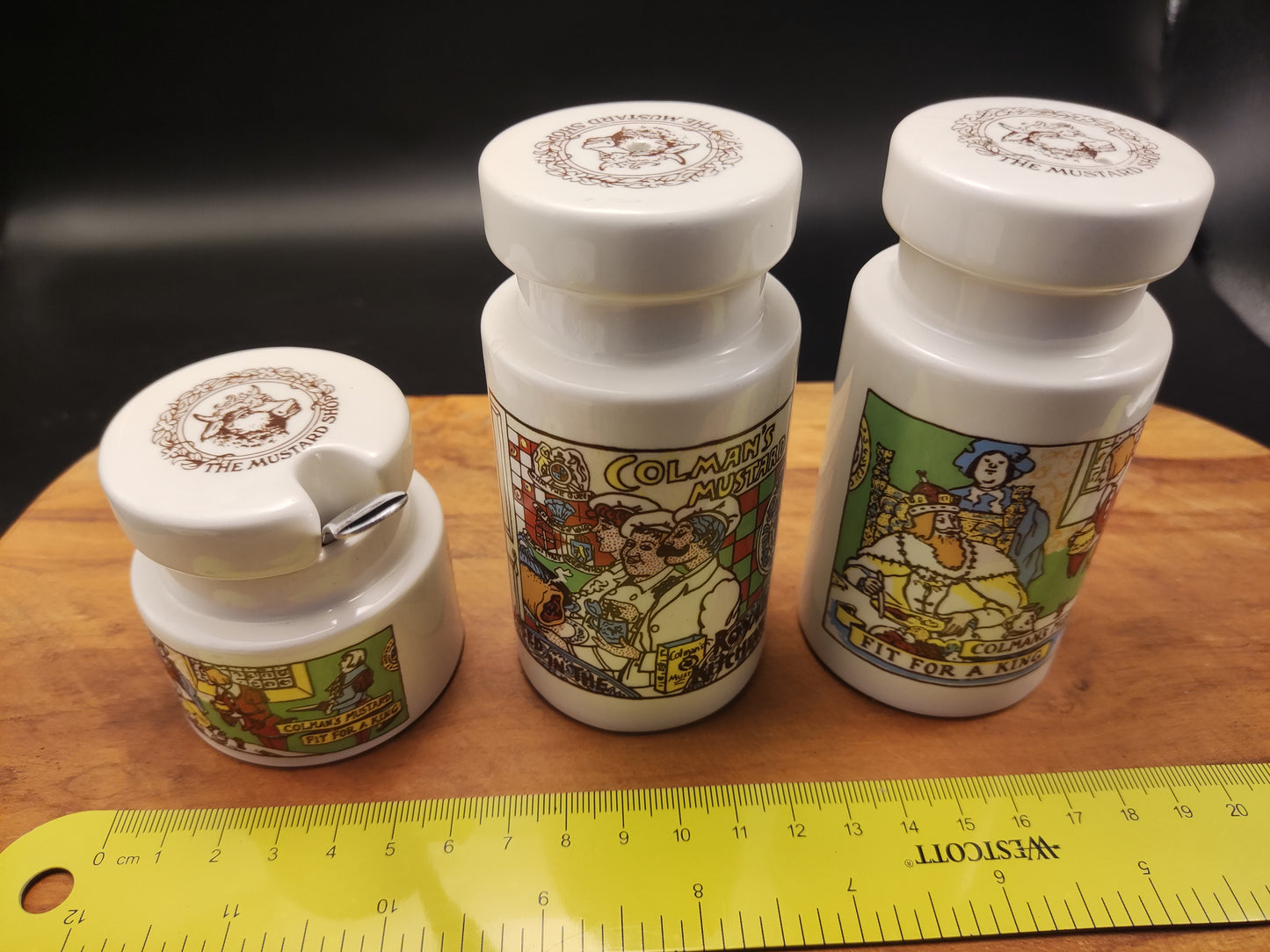 peper, zout en mosterd set "fit for a king" Colman