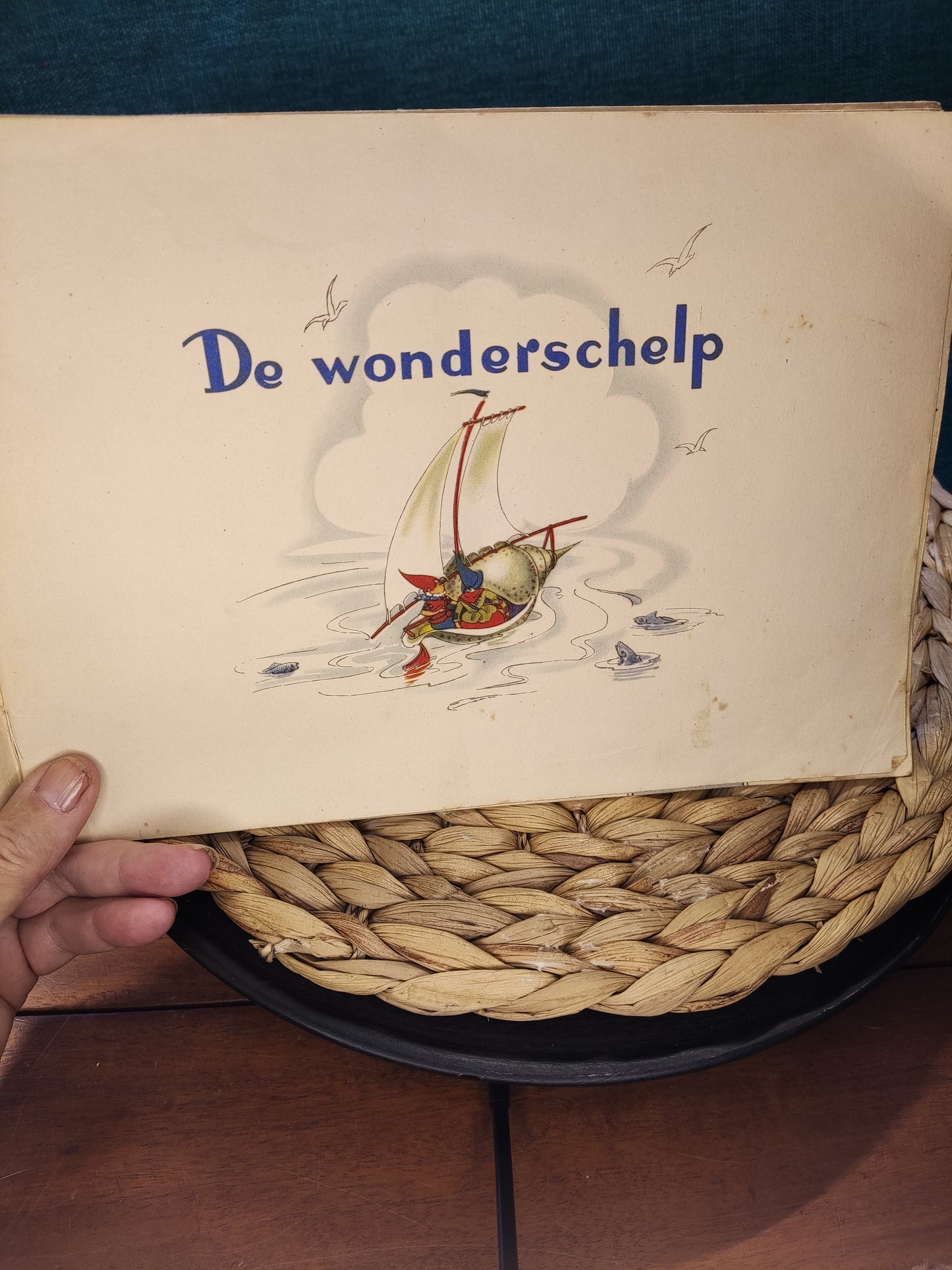 Piggelmee boekjes,De baas van Bos en Duin 1951 en De wonderschelp 1950.