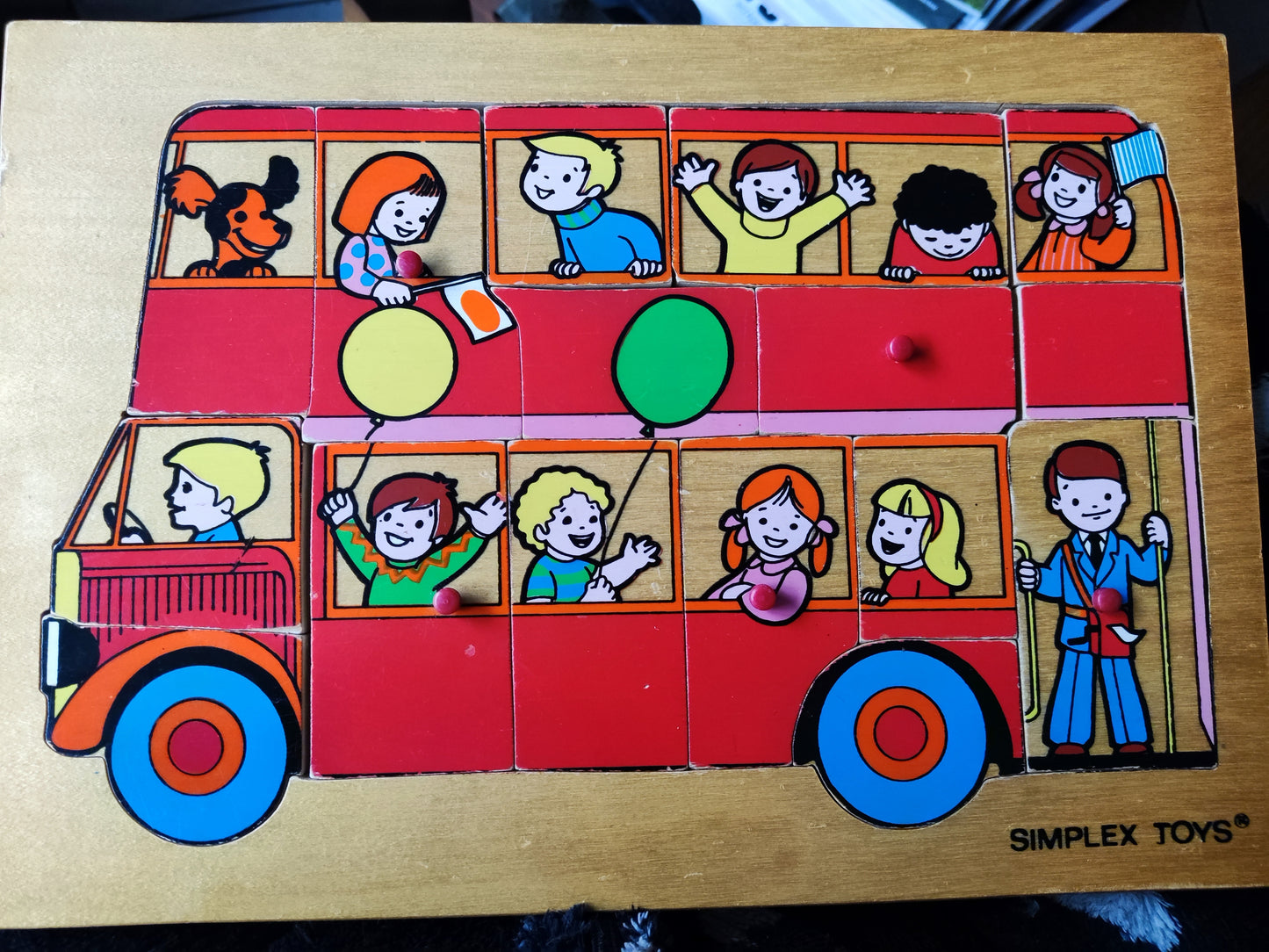 Simplex puzzel bus