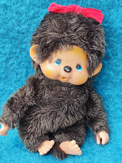 Monchhichi pop bruine vacht duim