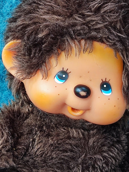 Monchhichi pop bruine vacht duim