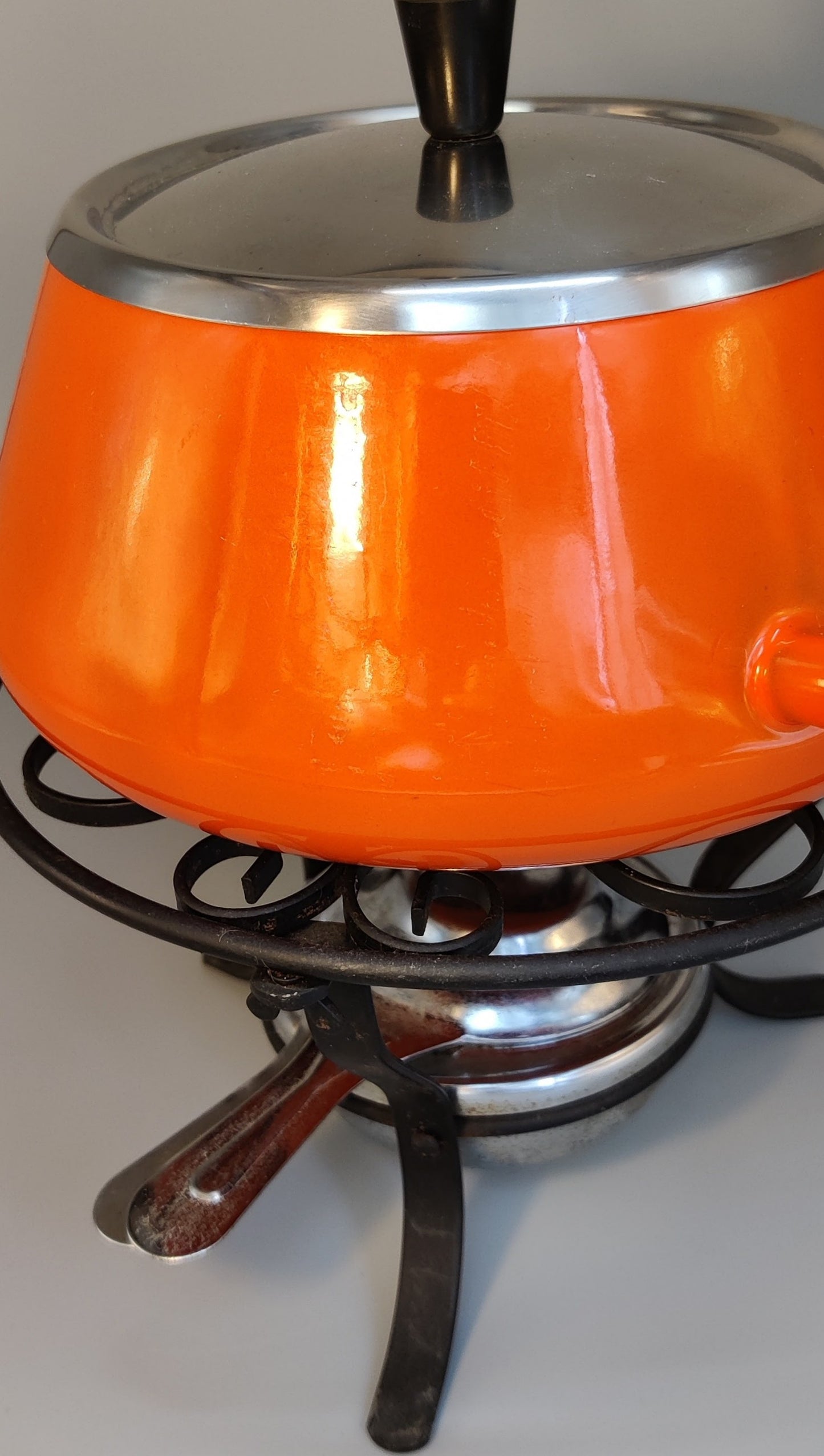 fonduestel oranje