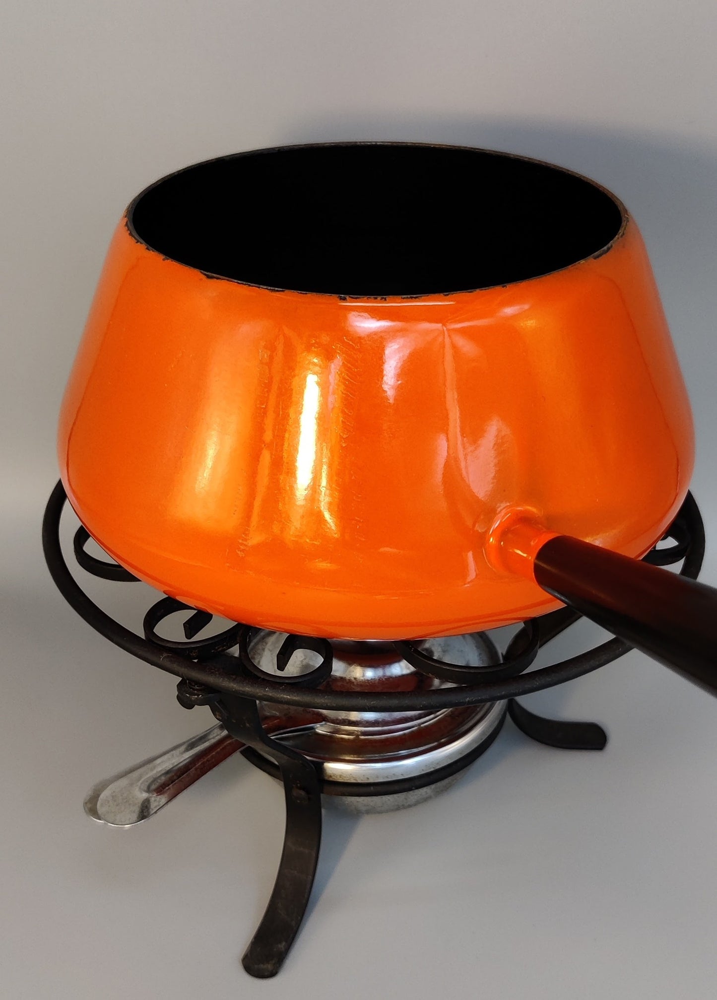 fonduestel oranje