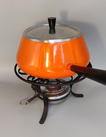 fonduestel oranje
