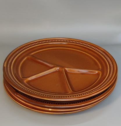 fondueborden set 1 (stippelrand)