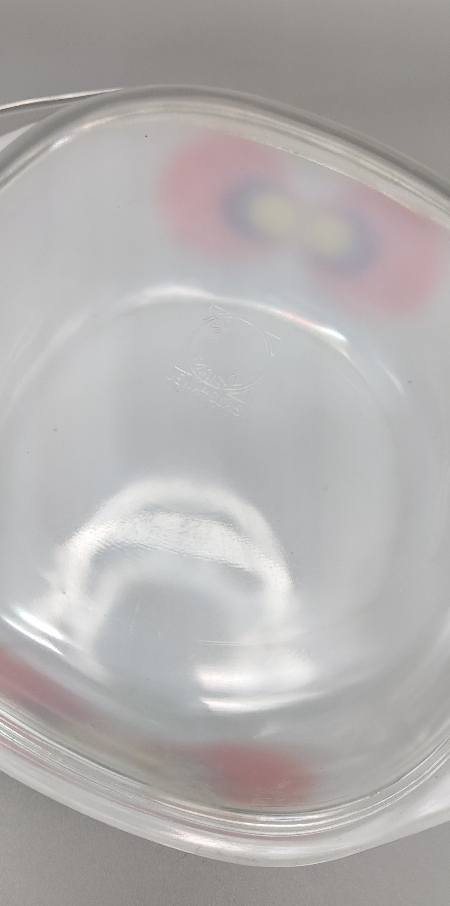 schaal "pauwenogen" Carina Jena glas