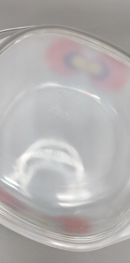 schaal "pauwenogen" Carina Jena glas