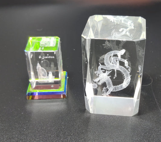paperweights London en draak
