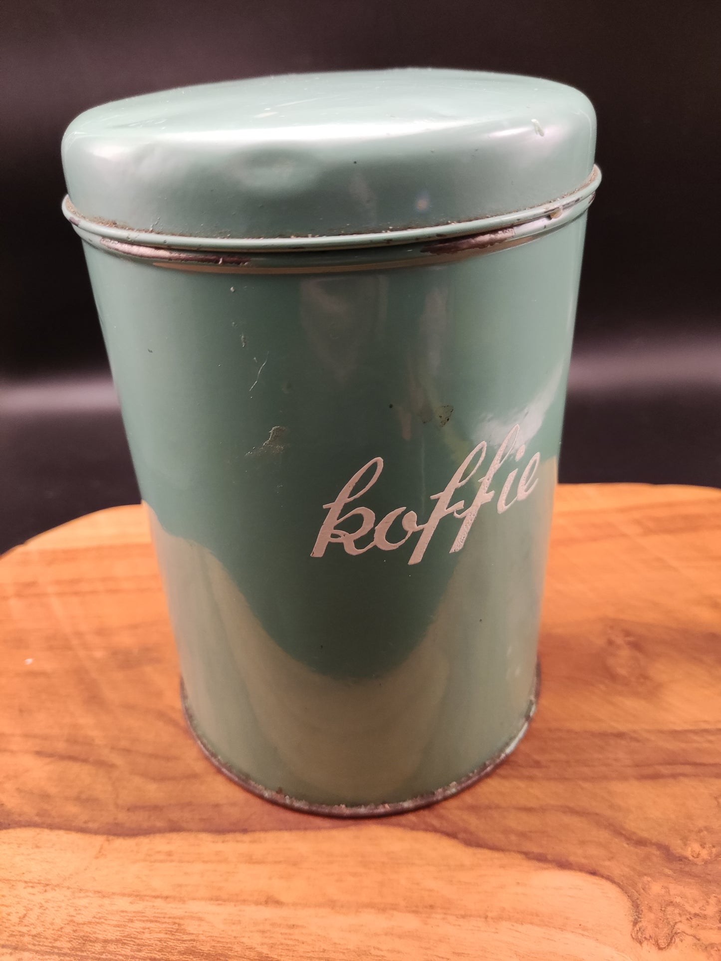 blik voor koffie blauw Brabantia