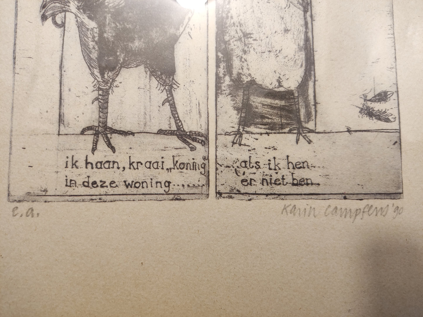 litho Haan en hen, Campfens