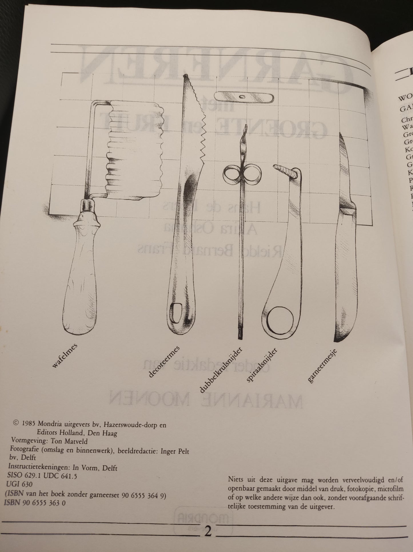 kookboek Garneren