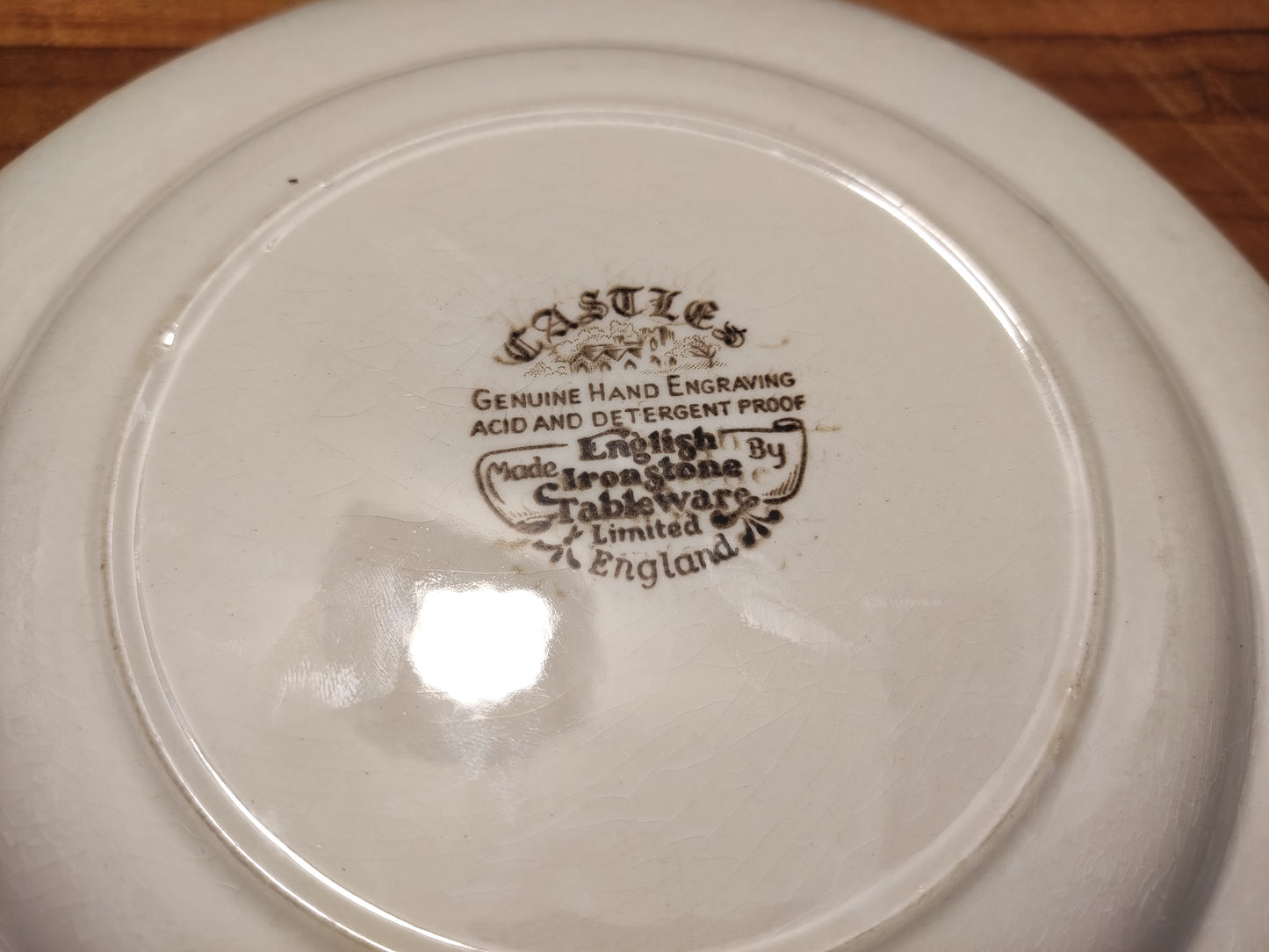 bord English Ironstone tableware Windsor Castle