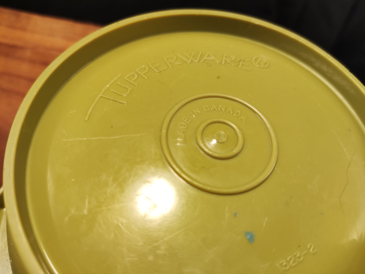 bakje Tupperware, klein groen