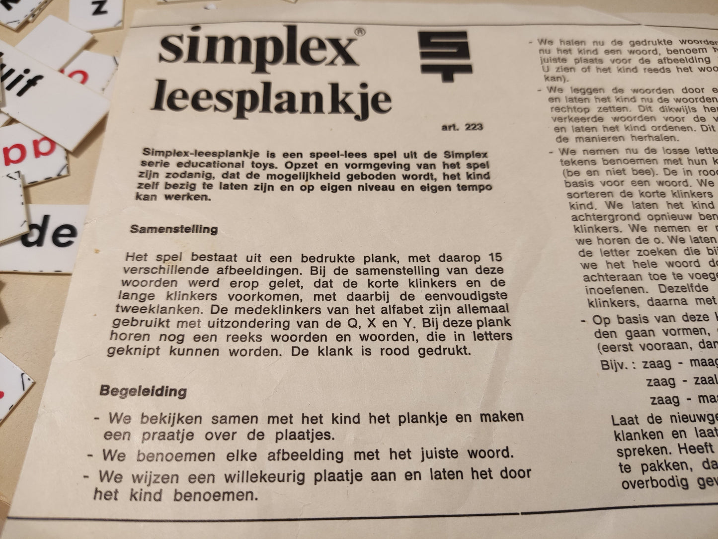 leesplank Simplex