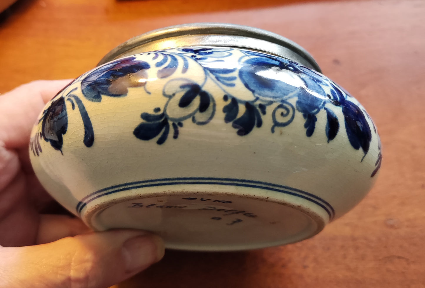 Delft blauw tabakspot