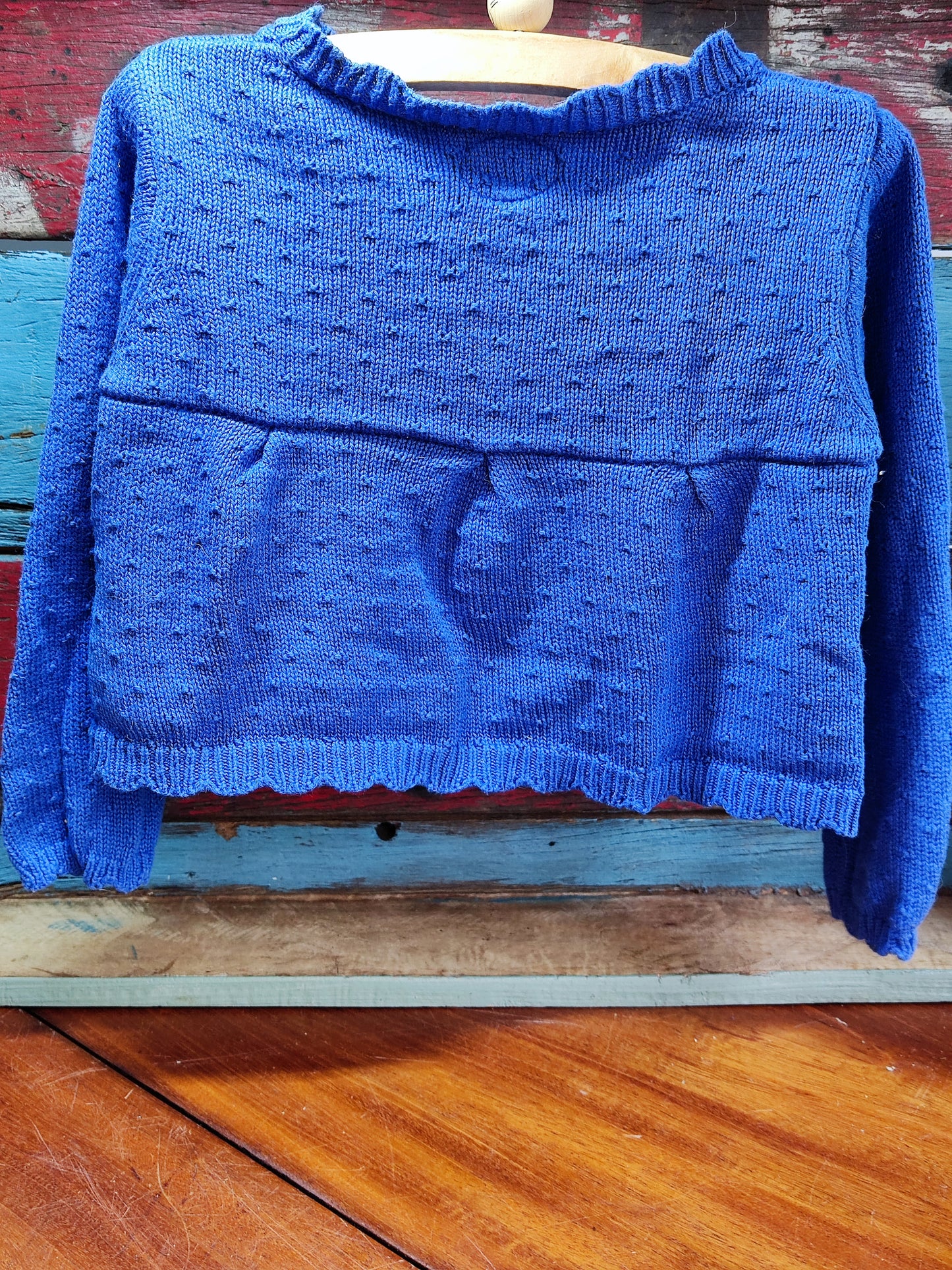 vestje blauw aplicatie