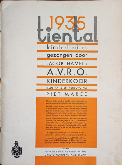 Tiental 1935 bladmuziek